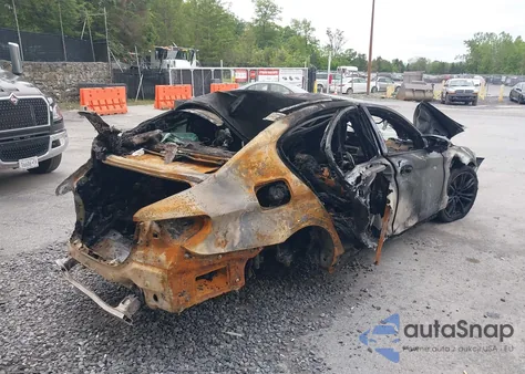 2022 BMW M5 из США, поврежденный, VIN WBS83CH09NCH79092